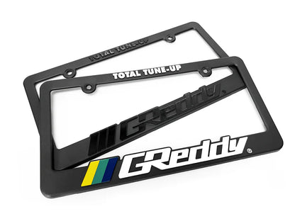 GReddy Performance Parts Total Tune Up License Plate Frame - "Black-out" or "Color" -  Classic - Colors : p/n 21112000