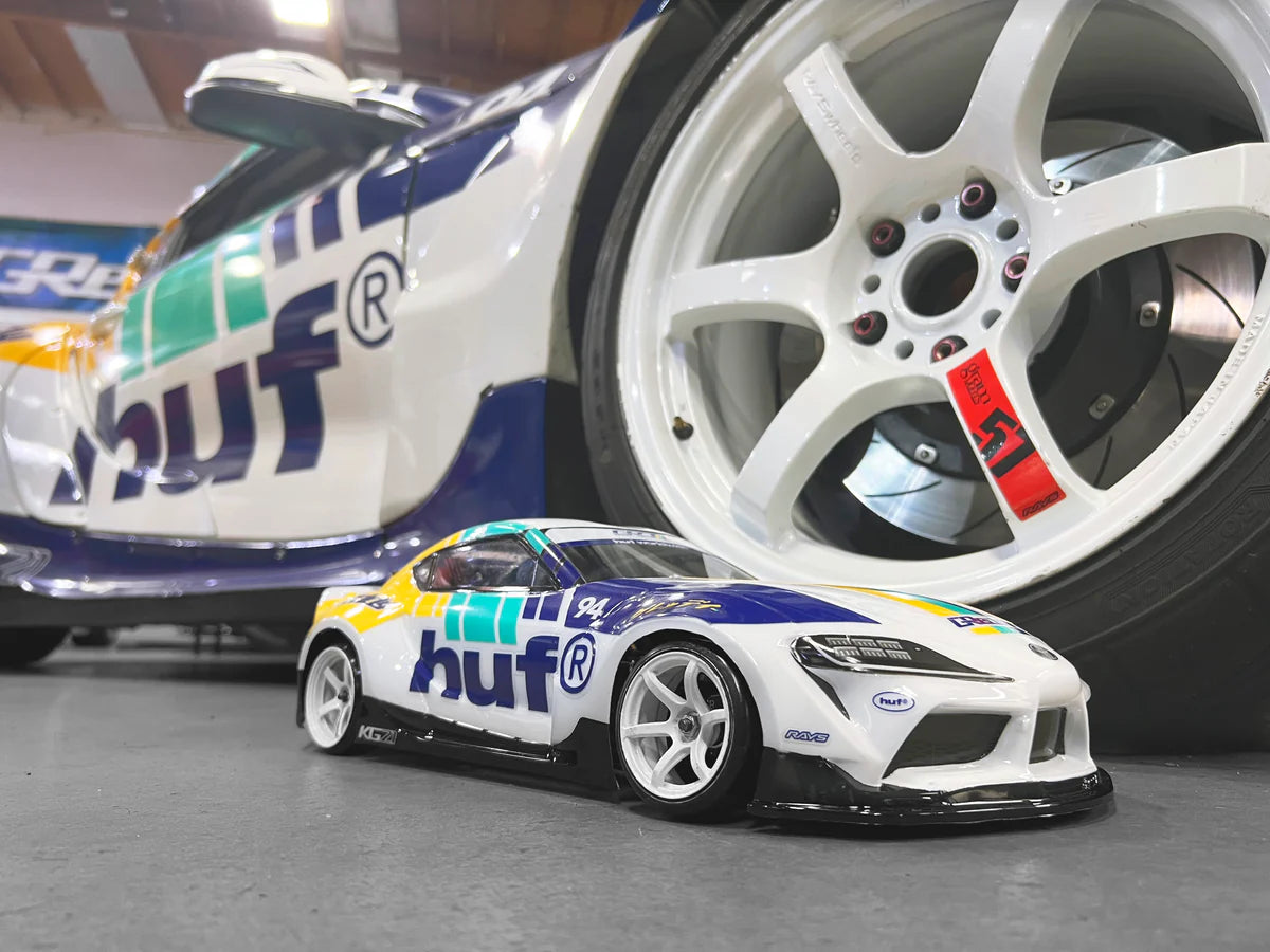 GReddy Performance Parts HUF x GReddy Yokomo Pandem A90 GR Supra 1/10 RC Body (clear) - (limited release)