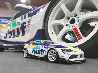 GReddy Performance Parts HUF x GReddy Yokomo Pandem A90 GR Supra 1/10 RC Body (clear) - (limited release)