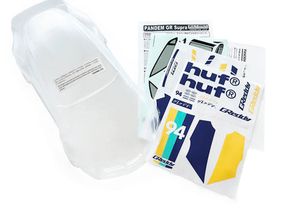 GReddy Performance Parts HUF x GReddy Yokomo Pandem A90 GR Supra 1/10 RC Body (clear) - (limited release)