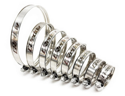 GReddy Performance Parts STAINLESS 30-45MM GREDDY DUAL-BEAD BOOST CLAMPS - (22410045S)
