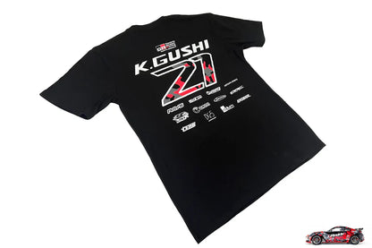 GReddy Performance Parts 2024 K.Gushi Team Tee(s) - Black - 23120002 - KG21 MD