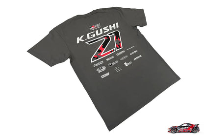 GReddy Performance Parts 2024 K.Gushi Team Tee(s) - Grey - 23120011 - KG21 SM
