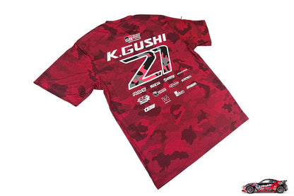 GReddy Performance Parts 2024 K.Gushi Team Dri-Fit Tee(s) - Camo Red - 23120025 - KG21 2X