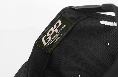 GReddy Performance Parts Forward Stripe GReddy Logo Snap-Back Cap - Black