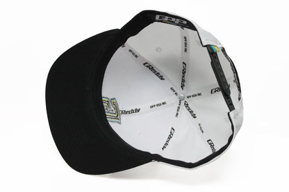 GReddy TRUST Japan GReddy 3-Color "G" Snap-Back Cap - White and Black