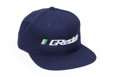 GReddy Performance Parts Forward Stripe GReddy Logo Snap-Back Cap - Navy Blue