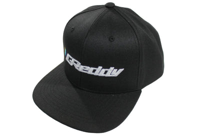 GReddy Performance Parts Forward Stripe GReddy Logo Snap-Back Cap - Black