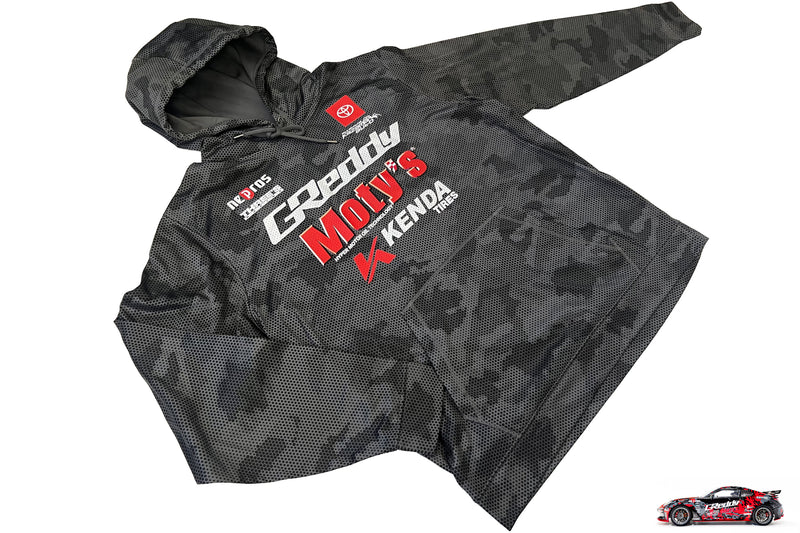 GReddy Performance Parts 2024 K.Gushi Team Dri-Fit Hood(s) - Grey Camo - 23409026 - KG21 3X
