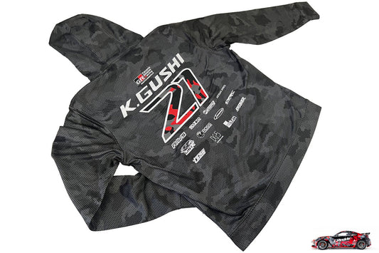 GReddy Performance Parts 2024 K.Gushi Team Dri-Fit Hood(s) - Grey Camo - 23409021 - KG21 SM