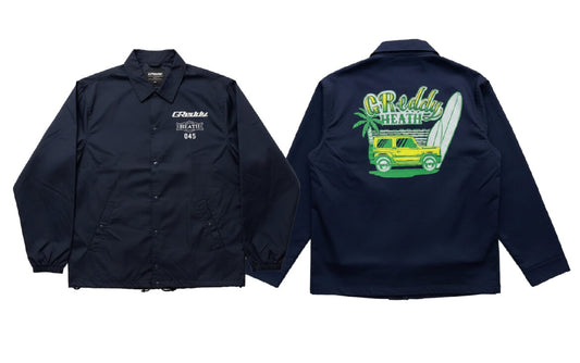 GReddy TRUST Japan GReddy Coach Jacket Surfing Navy L