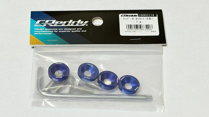 GReddy TRUST Japan GReddy Number Plate Bolt Set (4 pieces) Blue
