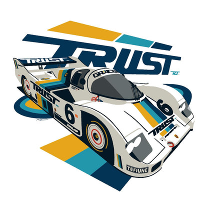 GReddy TRUST Japan 18001979 GREDDY Trust Porsche T-shirt WH XXXL