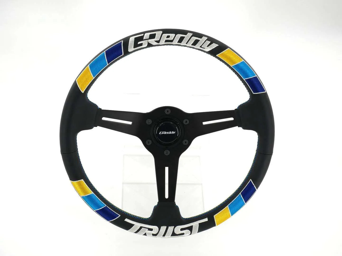 G Reddy Wheel GReddy TRUST Japan GReddy Sports Steering Wheel Big Logo Embroidery ST ...
