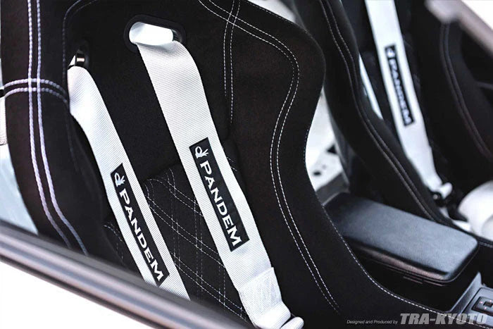 GReddy Performance Parts Pandem Seat Belt Harness - White