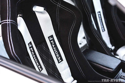 GReddy Performance Parts Pandem Seat Belt Harness - White