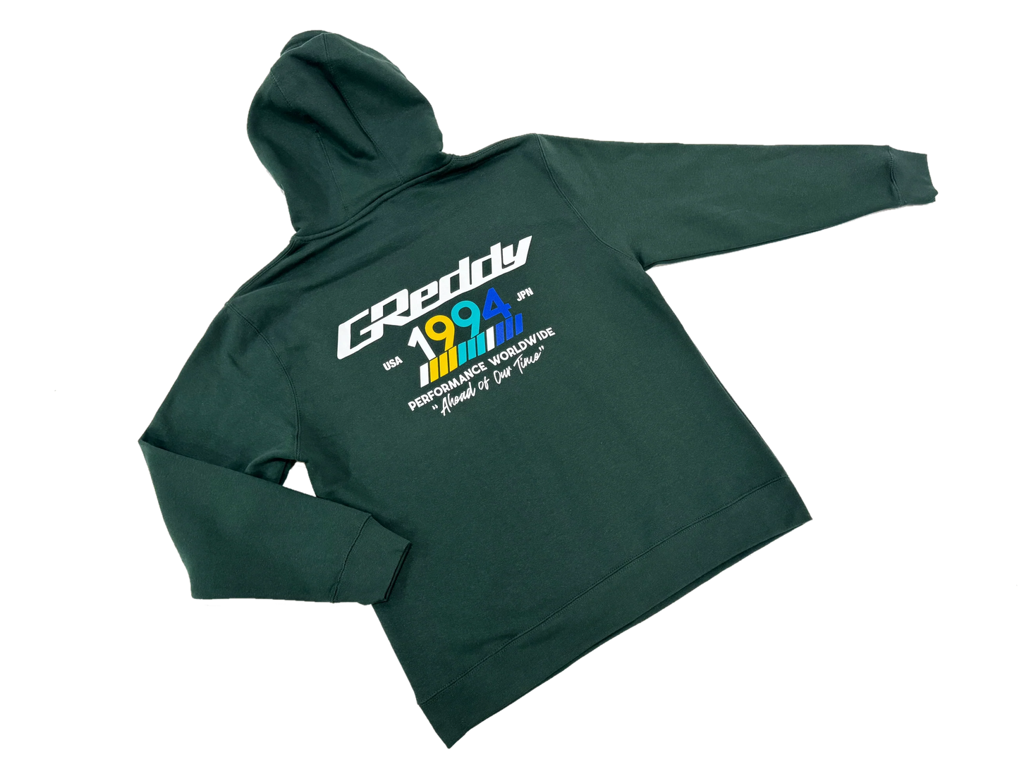 GReddy Performance Parts GReddy "94" Pullover Hood - Sports Green - 20133311 - Small