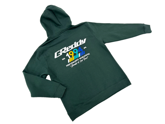 GReddy Performance Parts GReddy "94" Pullover Hood - Sports Green - 20133311 - Small