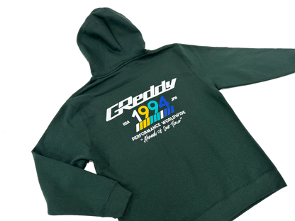 GReddy Performance Parts GReddy "94" Pullover Hood - Sports Green - 20133311 - Small
