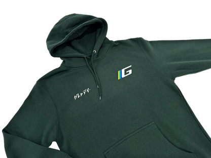 GReddy Performance Parts GReddy "94" Pullover Hood - Sports Green - 20133311 - Small