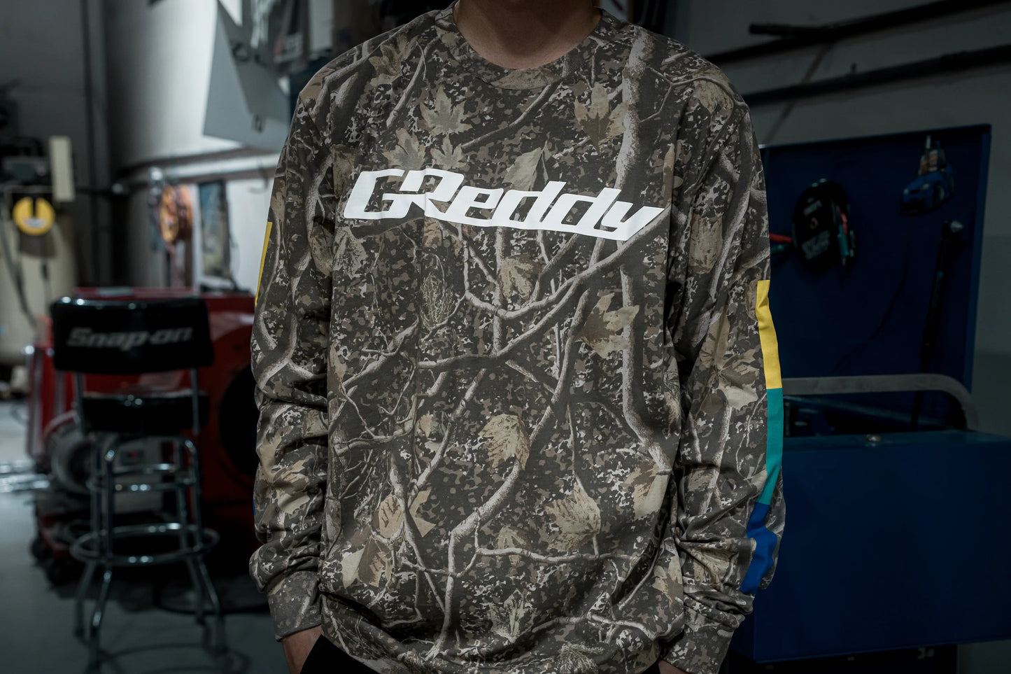 GReddy Performance Parts GReddy OG Long Sleeve Tee - Camo - 20112331 - Small