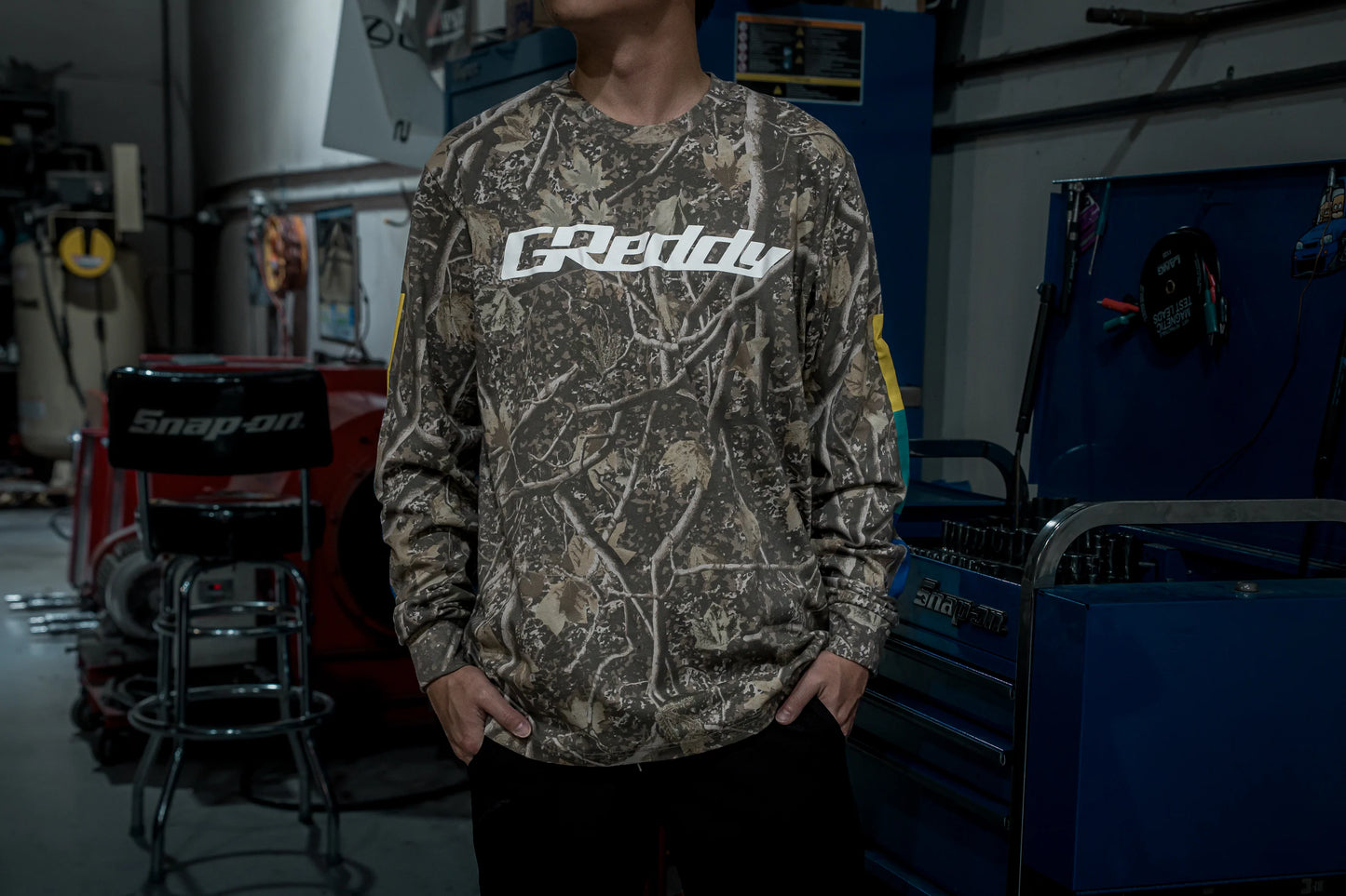 GReddy Performance Parts GReddy OG Long Sleeve Tee - Camo - 20112331 - Small