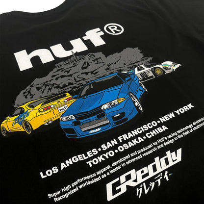 GReddy Performance Parts GReddy x HUF Cities Tee - Black - 14210132 - Medium