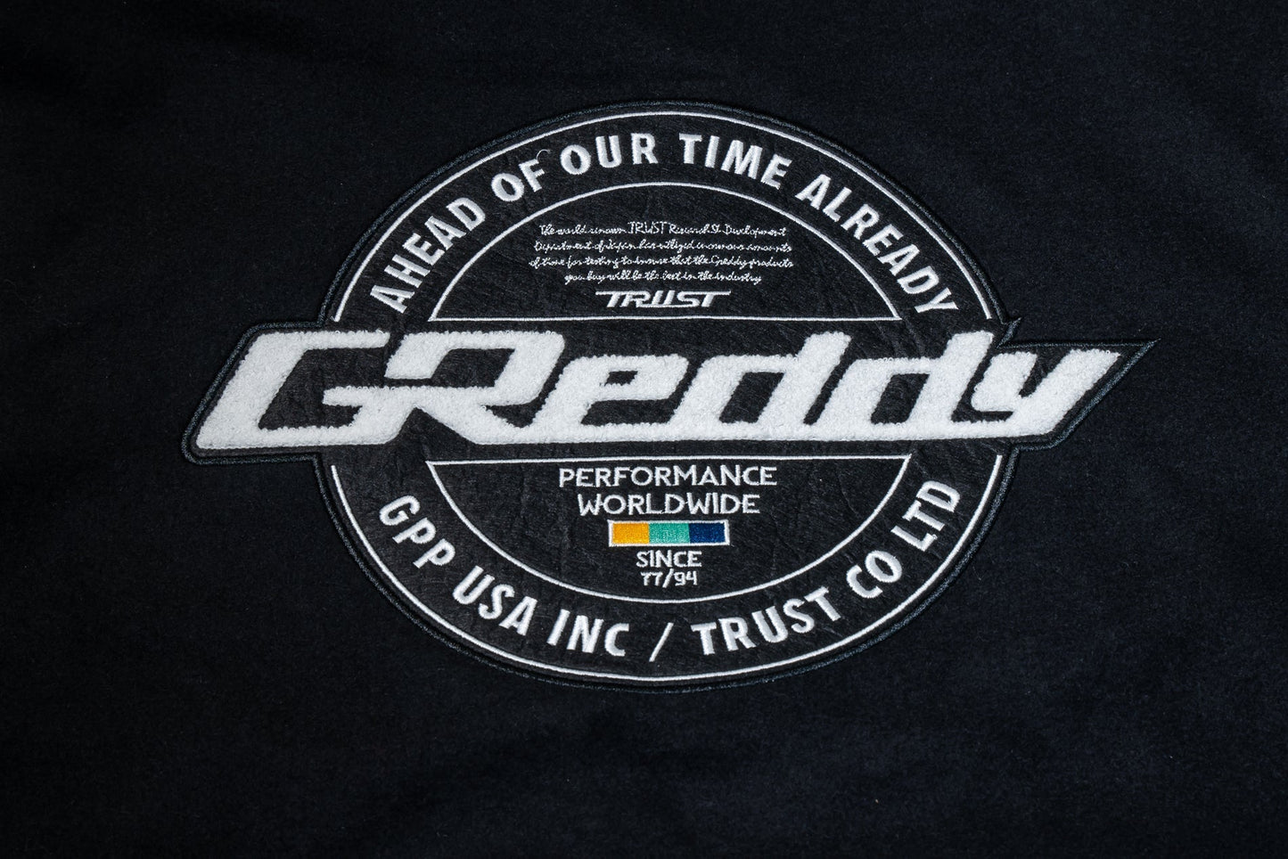 GReddy TRUST Japan GReddy Varsity Letterman Jacket - Black - 20507902 - Medium