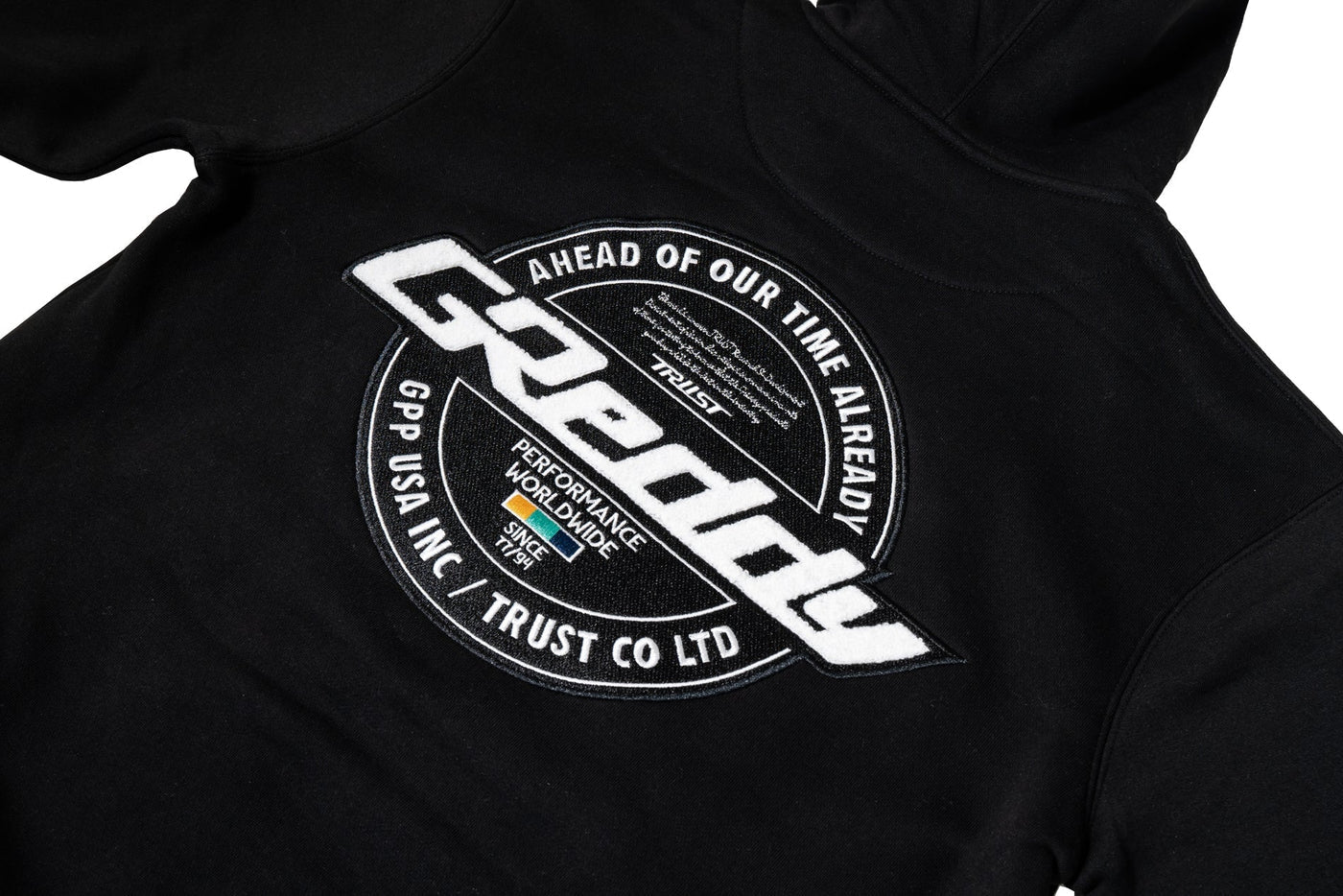 GReddy Performance Parts Varsity Zip-Up Hooded Fleece - Black - 20507206 - XXXL