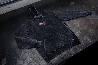 GReddy TRUST Japan Boost Brigade Prix Pull-over Hoodie - Washed-Black - 21443003 - Large