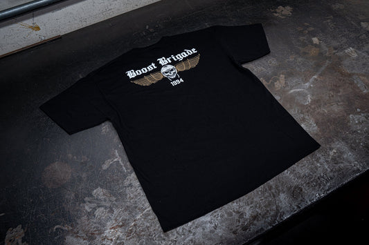 GReddy TRUST Japan Boost Brigade Wings Tee - Black - 21138005 - XXL