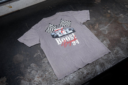 GReddy Performance Parts Boost Brigade Prix Tee - Zinc - 21244003 - Large