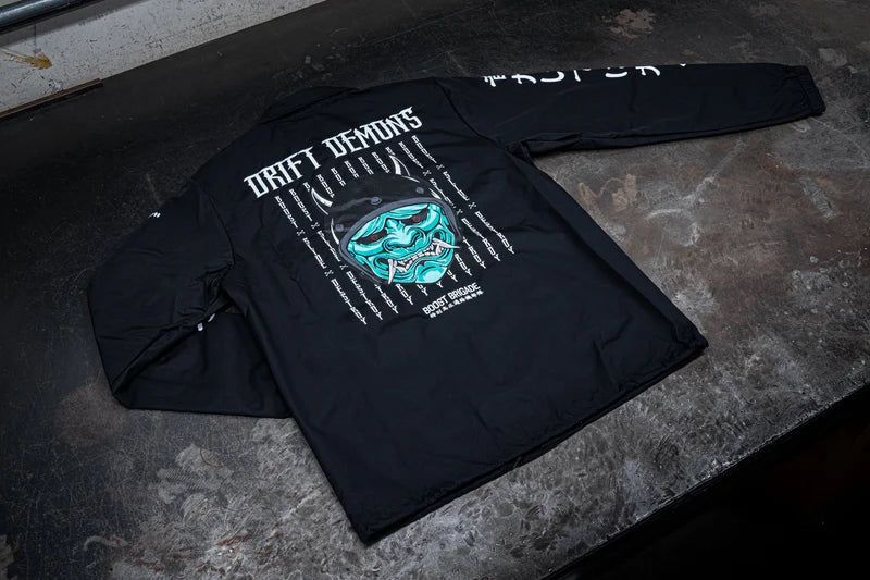 GReddy Performance Parts Boost Brigade "DD" Drift Demons Coaches Jacket - Black - 21504005 - XXL