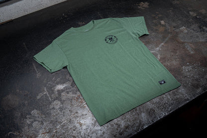 GReddy Performance Parts Boost Brigade "TTG" Seal Tee - Olive Green - 21202012 - Medium