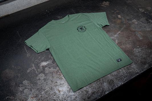 GReddy Performance Parts Boost Brigade "TTG" Seal Tee - Olive Green - 21202011 - Small