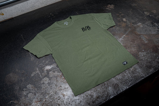 GReddy TRUST Japan Boost Brigade Turbo Skull Tee - Olive - 21136012 - Medium