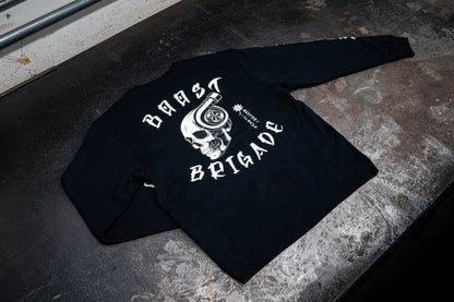 GReddy TRUST Japan Boost Brigade Turbo Skull Crew - Black - 21436002 - Medium