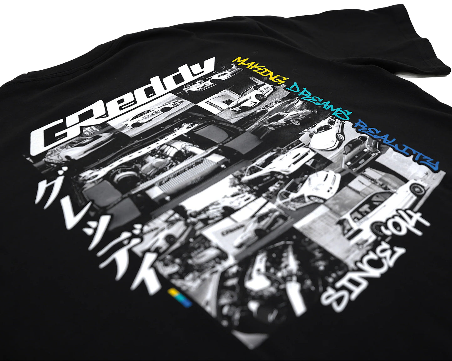 GReddy Performance Parts GReddy Dreams Tee - Black - 25410111 - Small