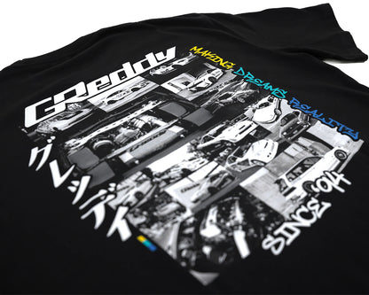 GReddy Performance Parts GReddy Dreams Tee - Black - 25410111 - Small