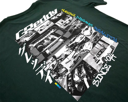 GReddy Performance Parts GReddy Dreams Tee - Sports Green - 25410122 - Medium
