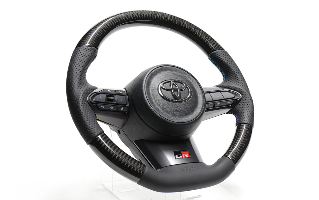 G Reddy Wheel GReddy TRUST Japan STEERING WHEEL BLACK CARBON FOR TOYOTA GR YARIS GXP ...
