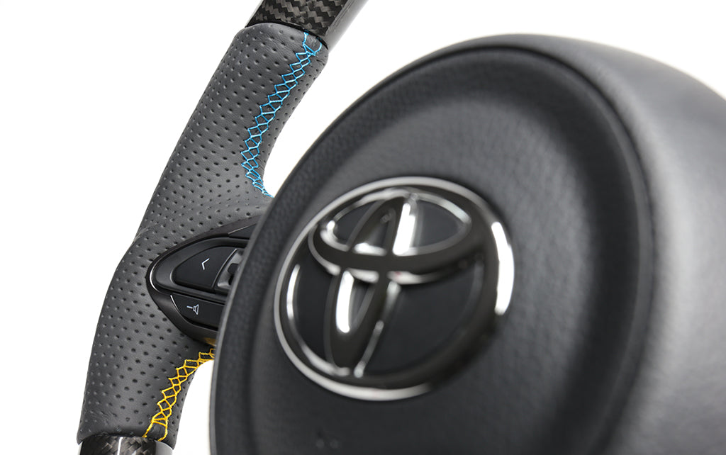 G Reddy Wheel GReddy TRUST Japan STEERING WHEEL BLACK CARBON FOR TOYOTA GR YARIS GXP ...