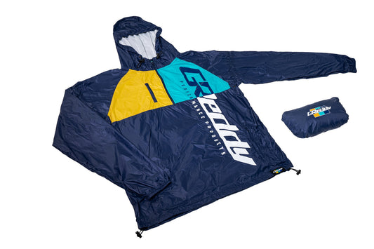 GReddy TRUST Japan GReddy Extra Light-weight Pack-able Travel Nylon Jacket - Tri-color - 20502703 - Large