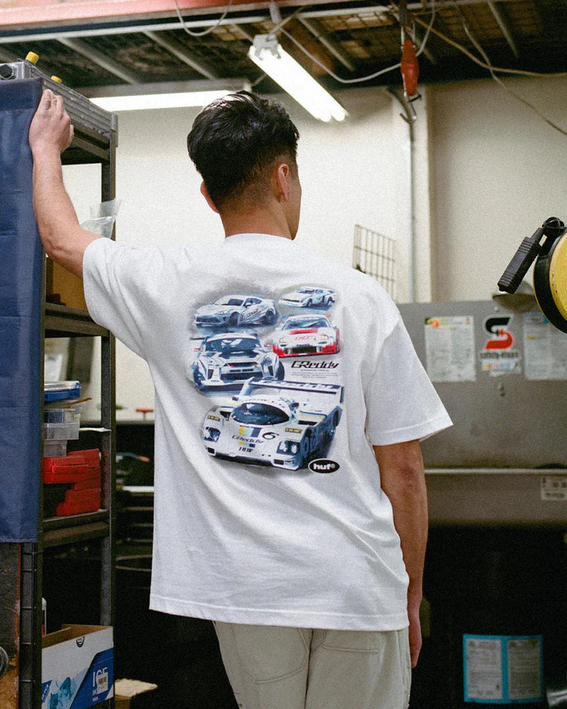 GReddy Performance Parts HUF x GReddy Racing Team S/S Tee - White - 14200023 - Large
