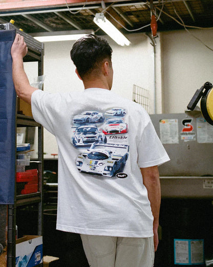 GReddy Performance Parts HUF x GReddy Racing Team S/S Tee - White - 14200023 - Large
