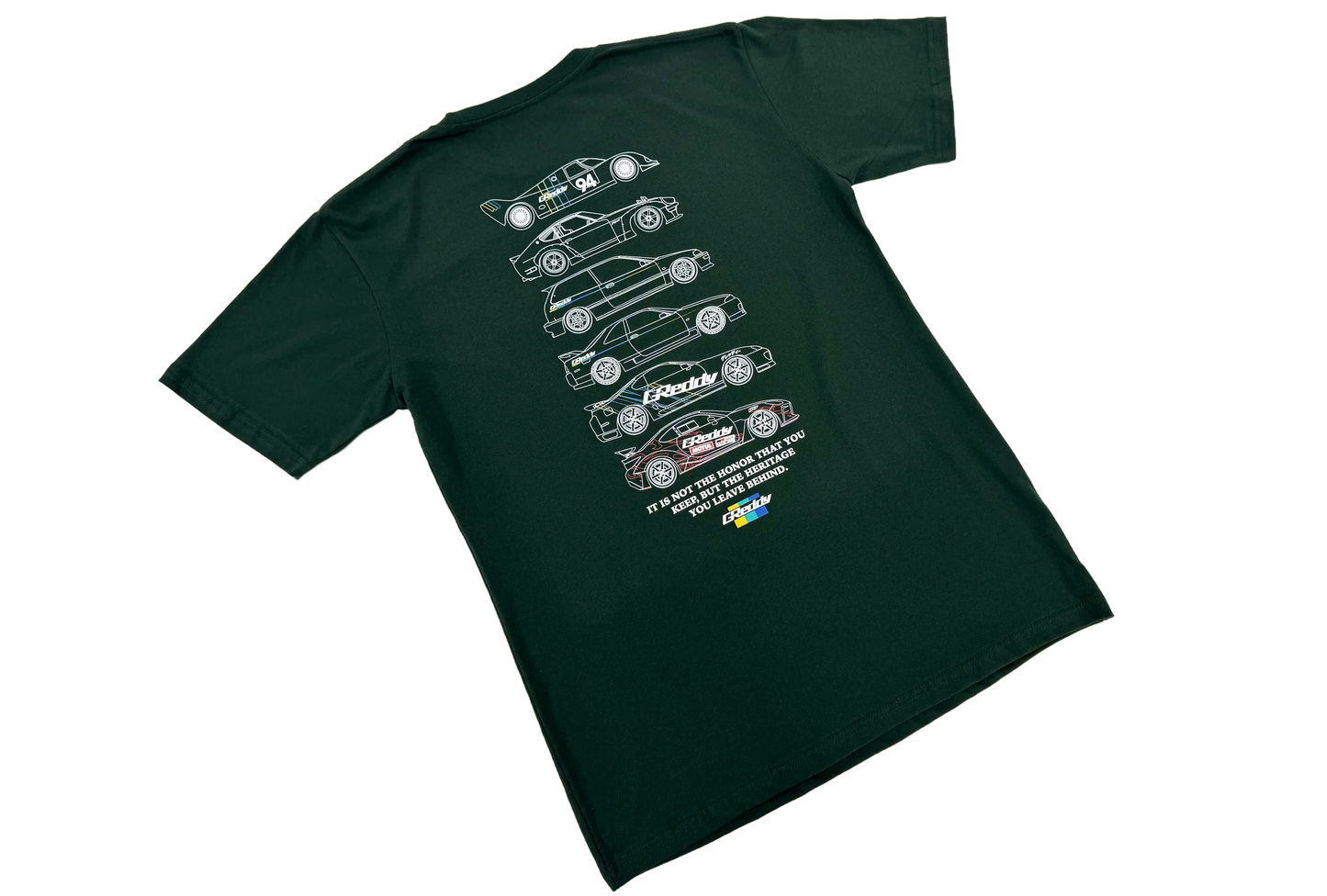 GReddy Performance Parts GReddy Heritage 4.0 Tee - Sports Green - 20120052 - MD