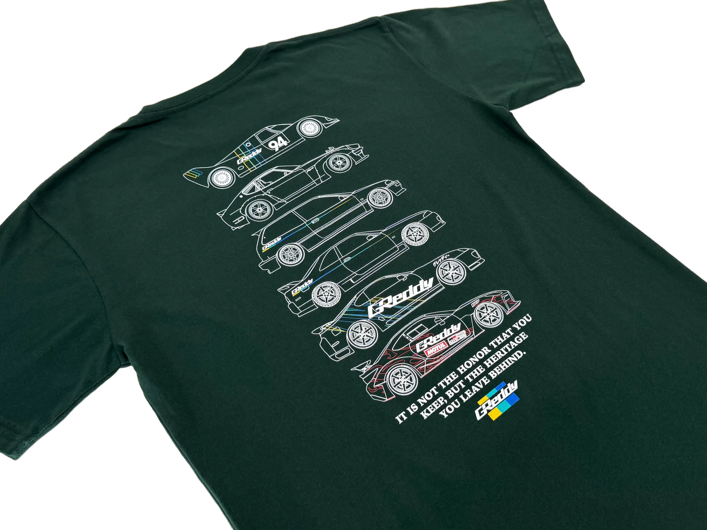 GReddy Performance Parts GReddy Heritage 4.0 Tee - Sports Green - 20120052 - MD