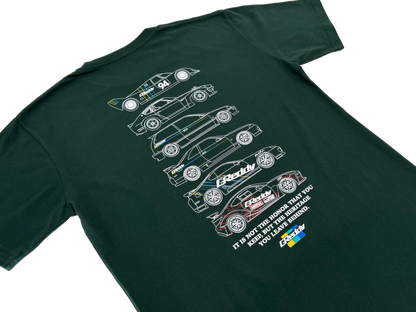 GReddy Performance Parts GReddy Heritage 4.0 Tee - Sports Green - 20120055 - 2X