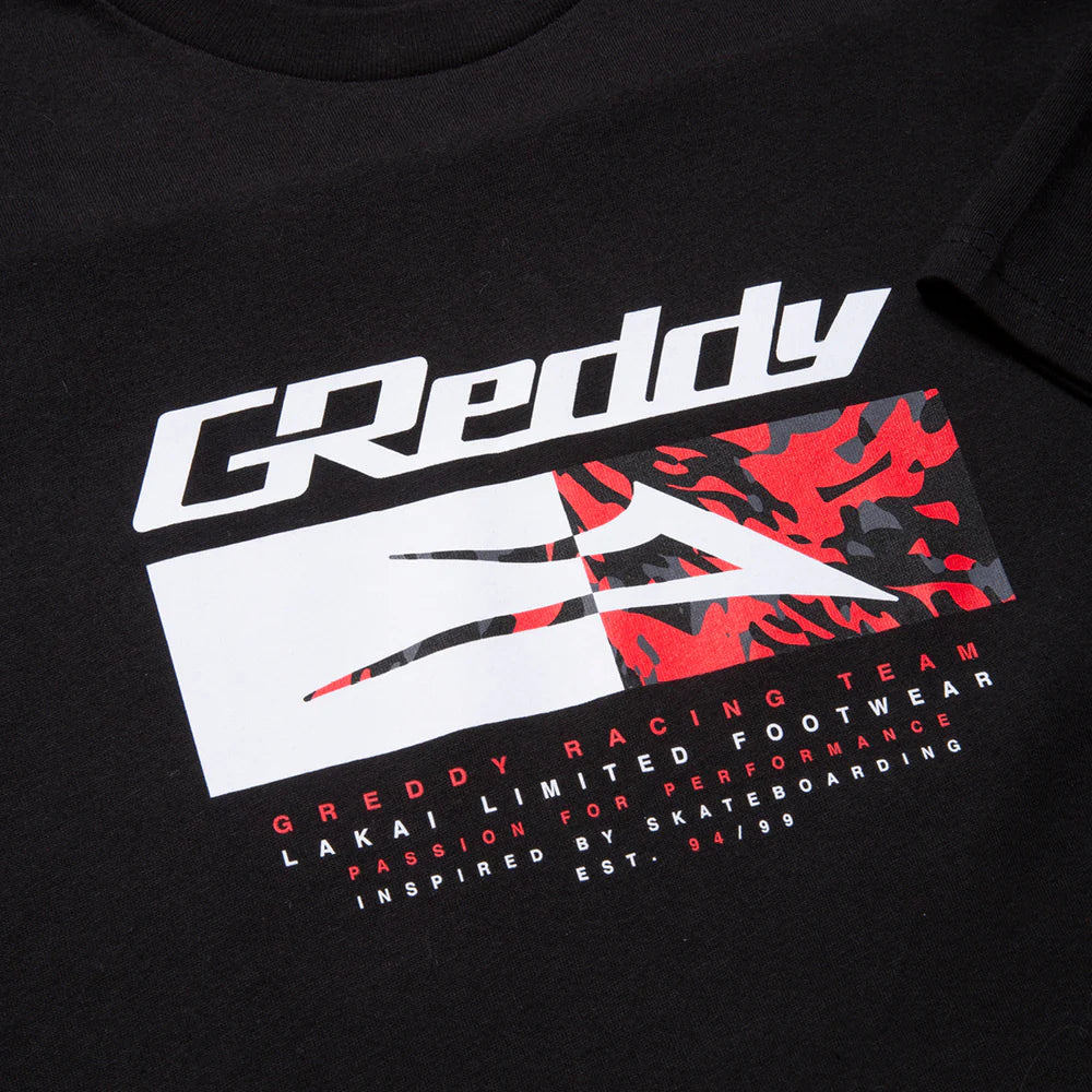 GReddy Performance Parts Lakai x GReddy KG21 Tee - Black (Limited Stock - Releasing Online 11/18/24 - 12noon PST) - 99990002 - KG21 MD