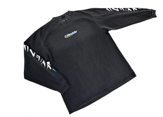 GReddy Performance Parts GReddy Understripe Boxy Long Sleeve Tee - Shadow -  20125206 - XXXL